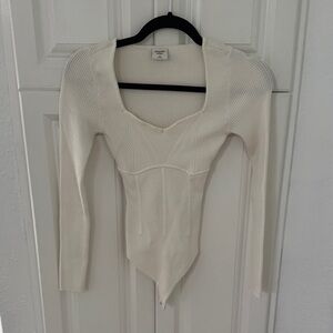Abercrombie & Fitch Cream Body Suit